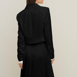 Giacca in crepe satin IESO07 D1 10 CARLA G.