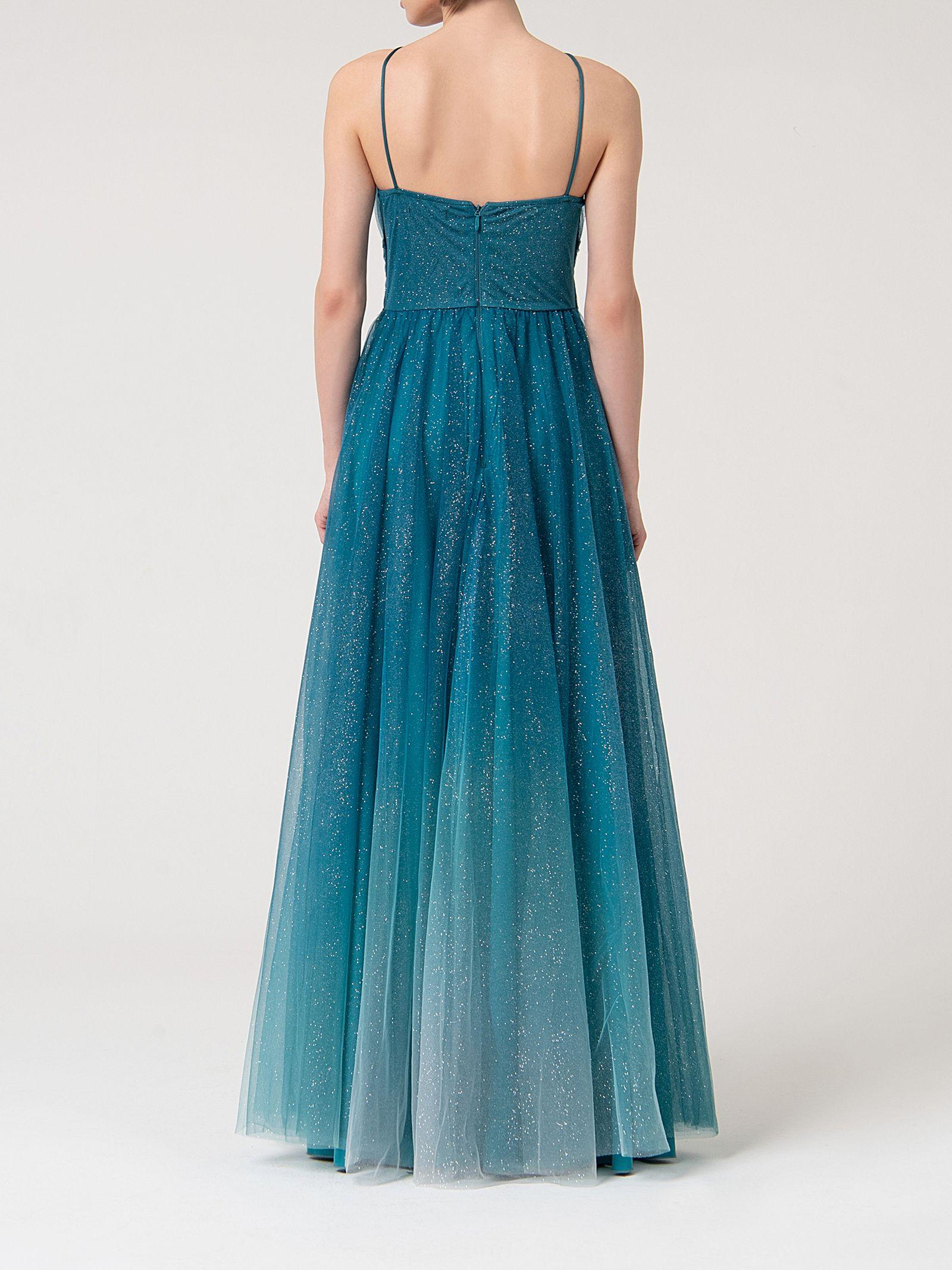 Abito senza maniche in tulle con glitter FQ24WD3006 W52901L53 FRACOMINA