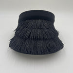 Visiera con frange YM0899 NERO OFELIA