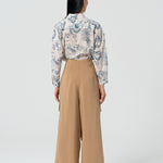 Pantalone wide leg in fluido modal FJ25SVC002W49401 050 FRACOMINA