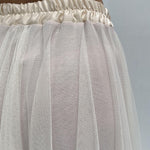 Gonna lunga in tulle MK04.015 PANNA OFELIA