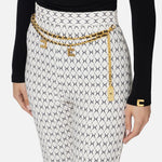 Pantalone stampa rombo PAS3546E2 E84 ELISABETTA FRANCHI