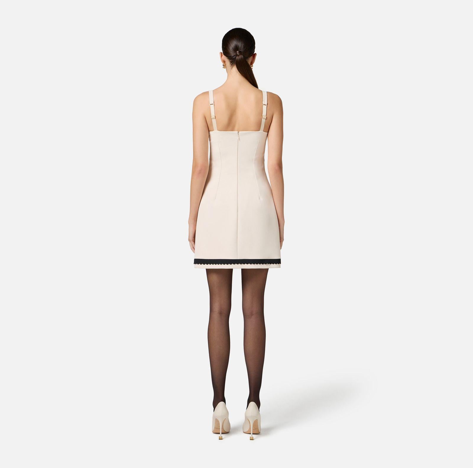 Abito con smerlo ricamato AB70352E2 E84 ELISABETTA FRANCHI