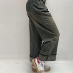 Jeans crop con risvolto LAF235 DENIM OFELIA