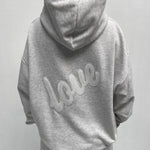 Felpa con cappuccio A1266 GRIGIO OFELIA