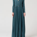 Abito maniche lunghe in lurex FQ24WD3011 W576Q7L53 FRACOMINA