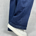 Jeans scuro vita alta gamba dritta 824105JC766 DENIM OFELIA