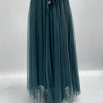 Gonna lunga in tulle MK04.015 MILITARE OFELIA