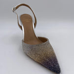 Sandalo alto con strass 1931 ARGENTO OFELIA