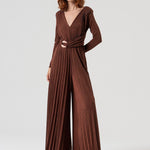 Tuta lunga plissettata FQ25WO2002W799Q7 639 FRACOMINA