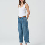 Jeans carrot in denim FP25SVD014D41902 258 FRACOMINA