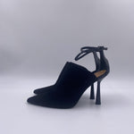 Sandalo scamosciato 2129 NERO OFELIA