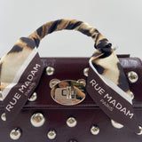 Borsa Teddy mini 1519 PRUGNA RUE MADAM PARIS