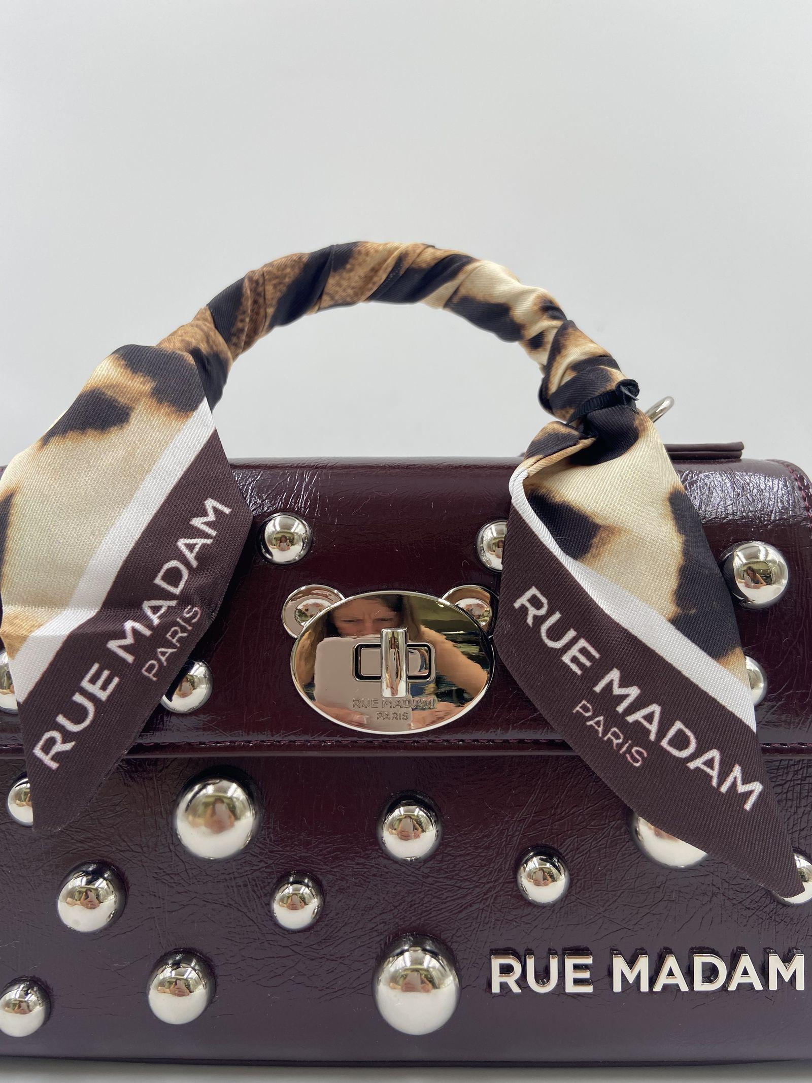 Borsa Teddy mini 1519 PRUGNA RUE MADAM PARIS