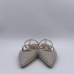 Scarpa bassa aperta con borchie 2569 LATTE OFELIA