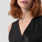 Gilet con strass FQ25WJ5001W815R9 053 FRACOMINA