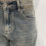 Jeans crop con risvolto LAF235 DENIM OFELIA