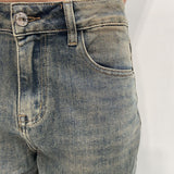 Jeans crop con risvolto LAF235 DENIM OFELIA