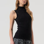 Top con strass FR25WT4004K50401 053 FRACOMINA