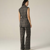 Gilet check G137PQ MG603 MANILA GRACE