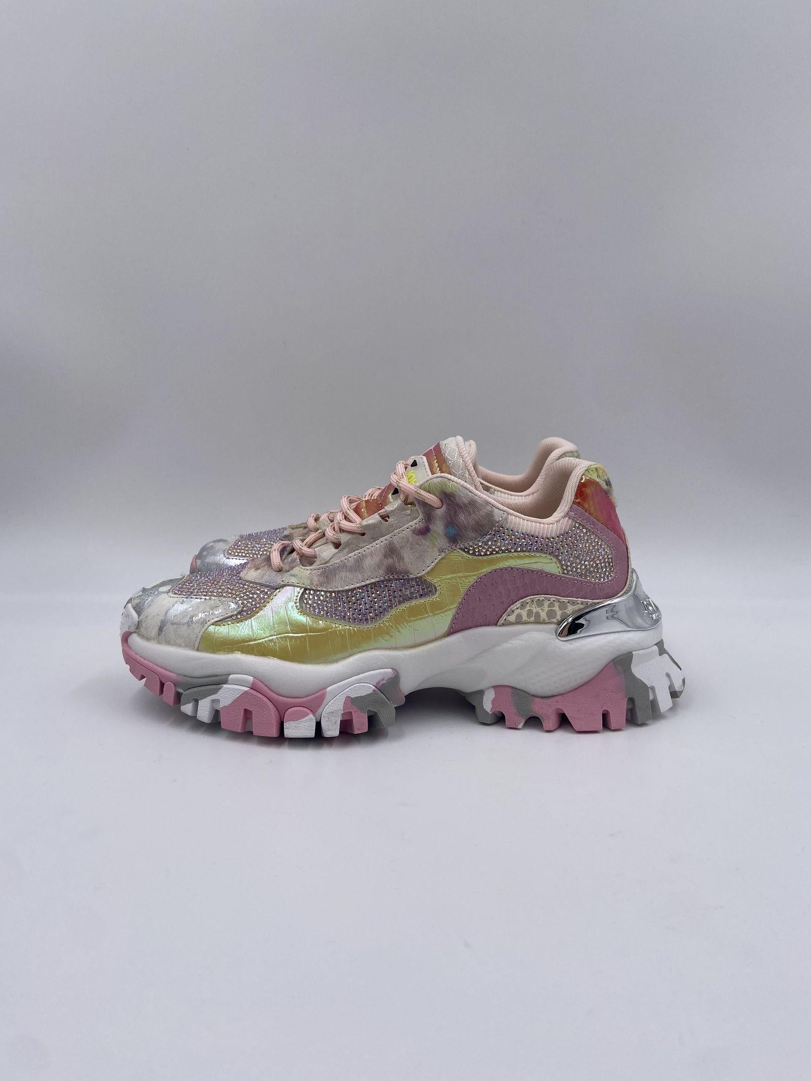 Sneakers oro rosa F033E0239 39 JOIAPARIS