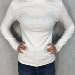 T- shirt manica lunga LC23465 BIANCO OFELIA