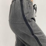 Pantalone con banda laterale 2558 ANTRACITE OFELIA