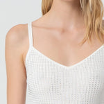 Top a canotta con strass FR25ST4006K410J9 108 FRACOMINA