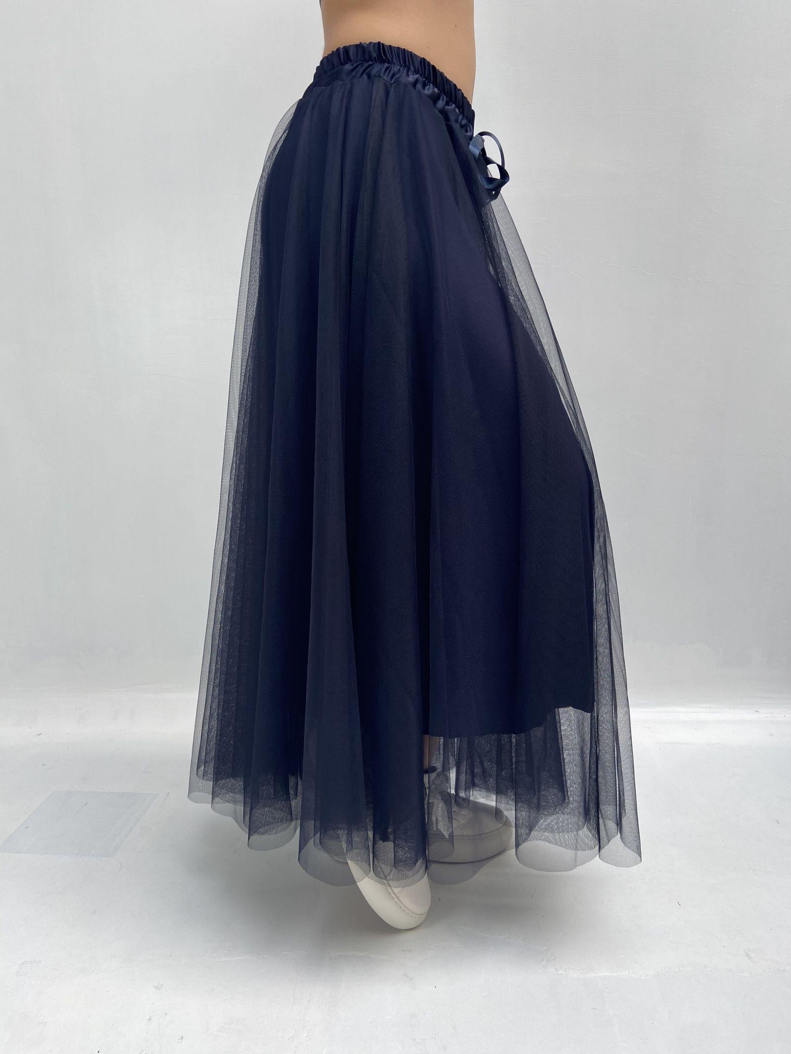 Gonna lunga in tulle MK04.015 BLUNOTTE OFELIA