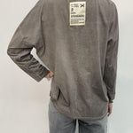 T-shirt scollo a V 2831 TORTORA OFELIA