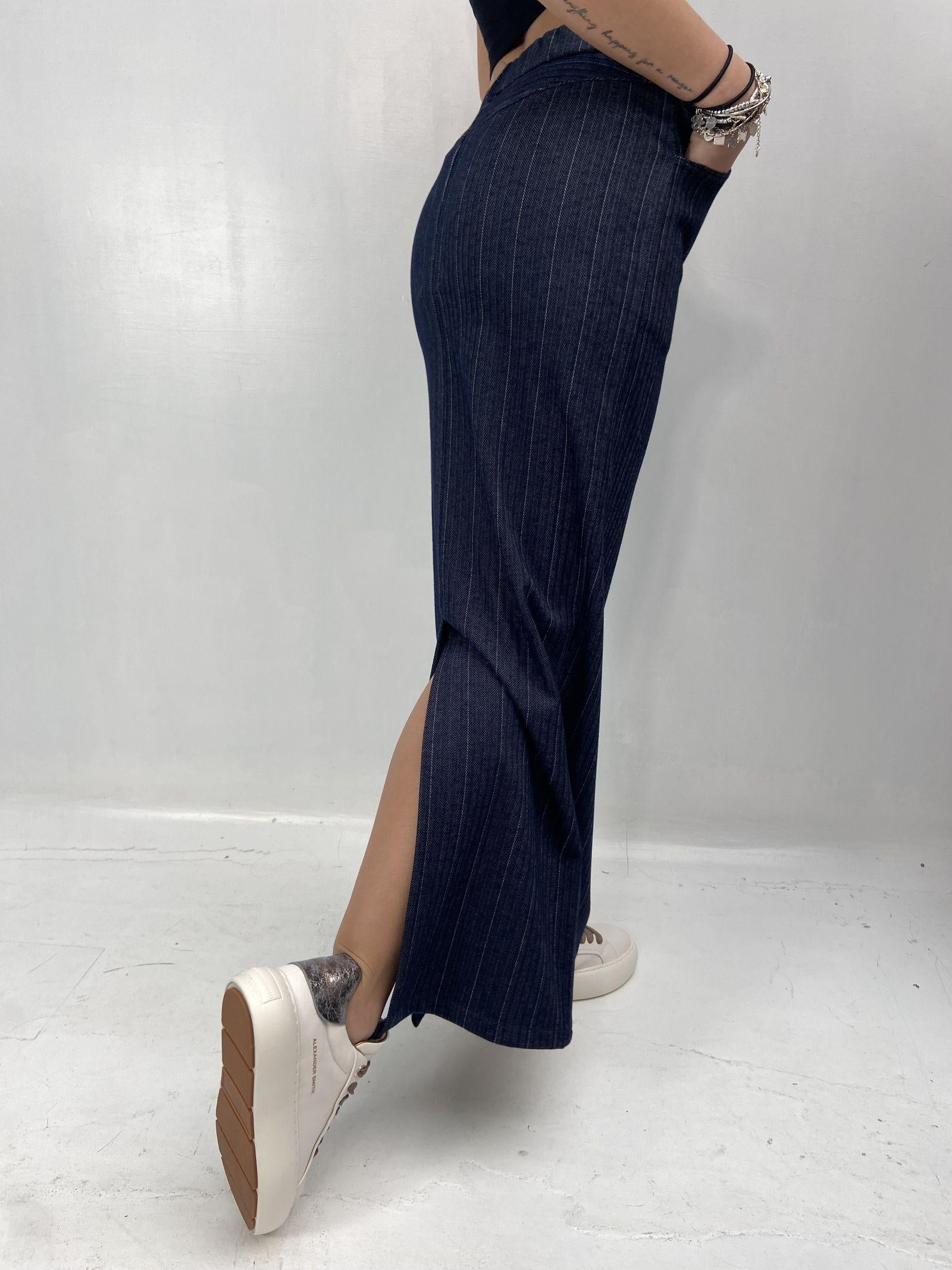 Gonna denim blu SK988 DENIMBLU OFELIA