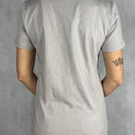 T-shirt basica scollo a V L5560 GRIGIO OFELIA