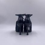 Sandalo scamosciato 2129 NERO OFELIA