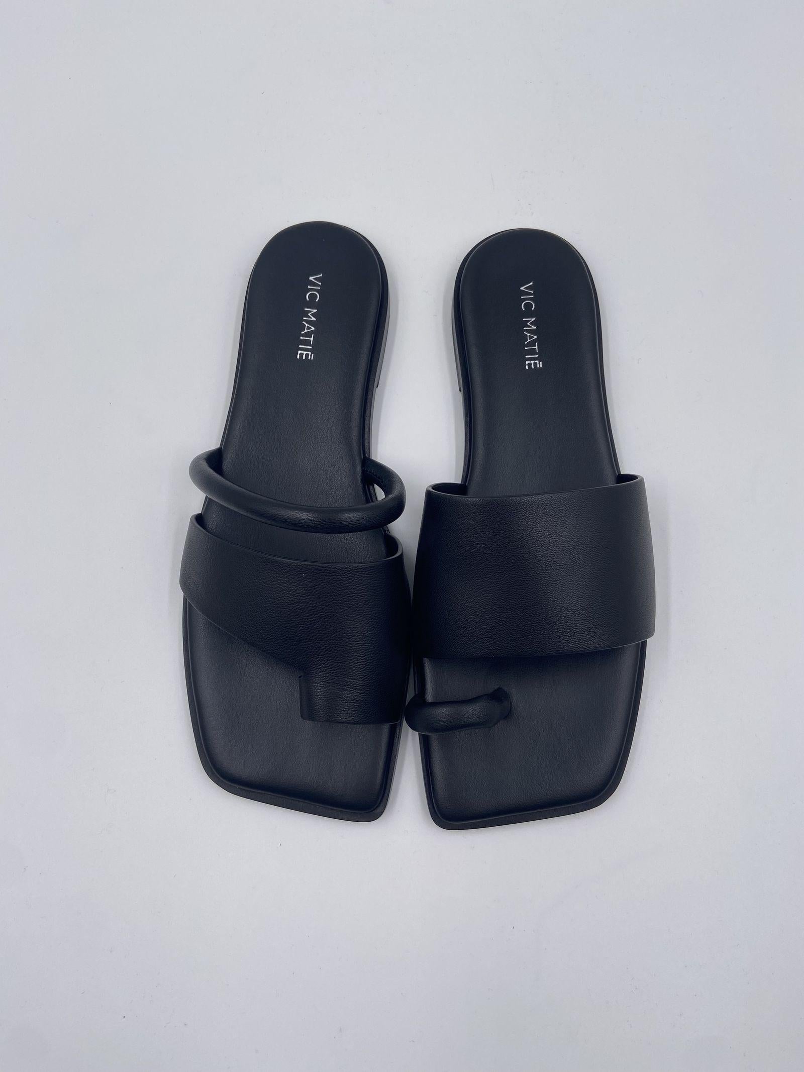 Square Open sandalo comby monodito nero 1G3768D 101 VIC MATIE'