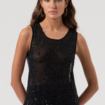 Top con strass FQ25WT1002W424R9 053 FRACOMINA