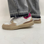 Jeans mom fit con coulisse LAF264 GRIGIO OFELIA