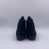 Tronchetto scamosciato con plateau LB645 NERO LELLA BALDI