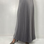 Gonna in raso plissè SK1183 GRIGIO OFELIA