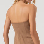 Top bustier in punto Milano FR25WJ5002W72701 093 FRACOMINA
