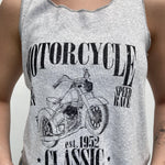 Canotta con stampa A1249 GRIGIO OFELIA