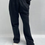 Pantalone con elastico A1263 NERO OFELIA