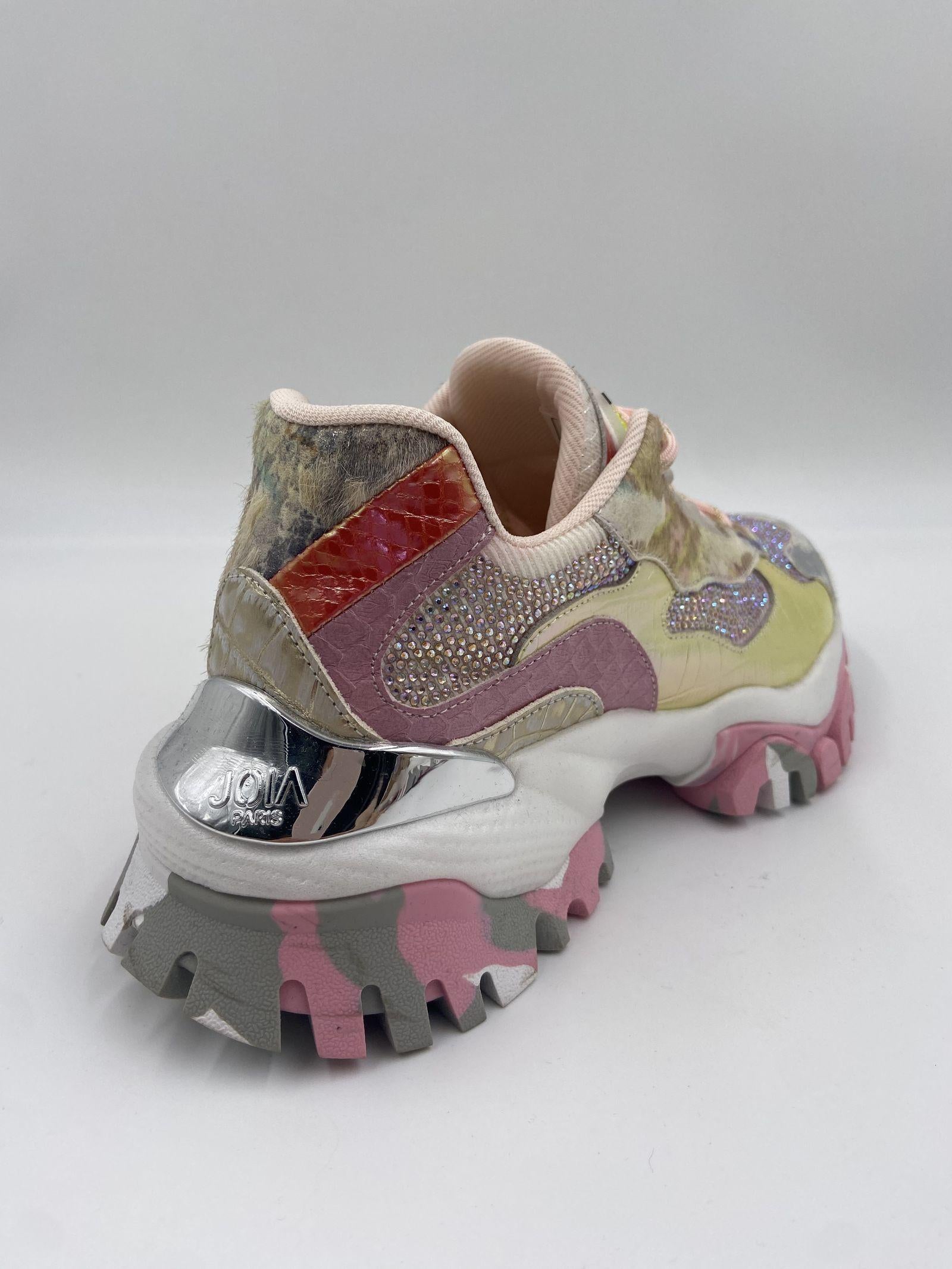 Sneakers oro rosa F033E0239 39 JOIAPARIS