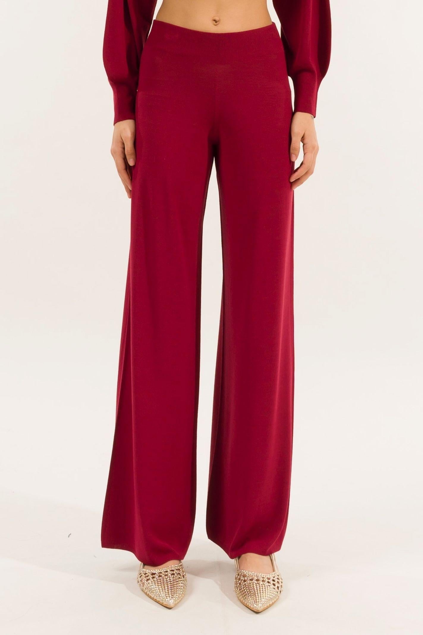Pantalone largo in maglia 3M0547C 260 KONTATTO