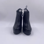 Tronchetto pitonato H1284PITONE NERO OFELIA