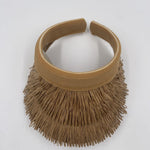 Visiera con frange YM0899 TAUPE OFELIA