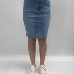 Gonna corta in denim 125104JC866 DENIM OFELIA