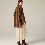 Pelliccia con bottoni a pressione E176PU MA646 MANILA GRACE