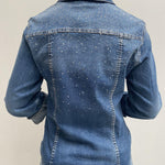 Camicia in denim con strass 9186SS DENIM OFELIA