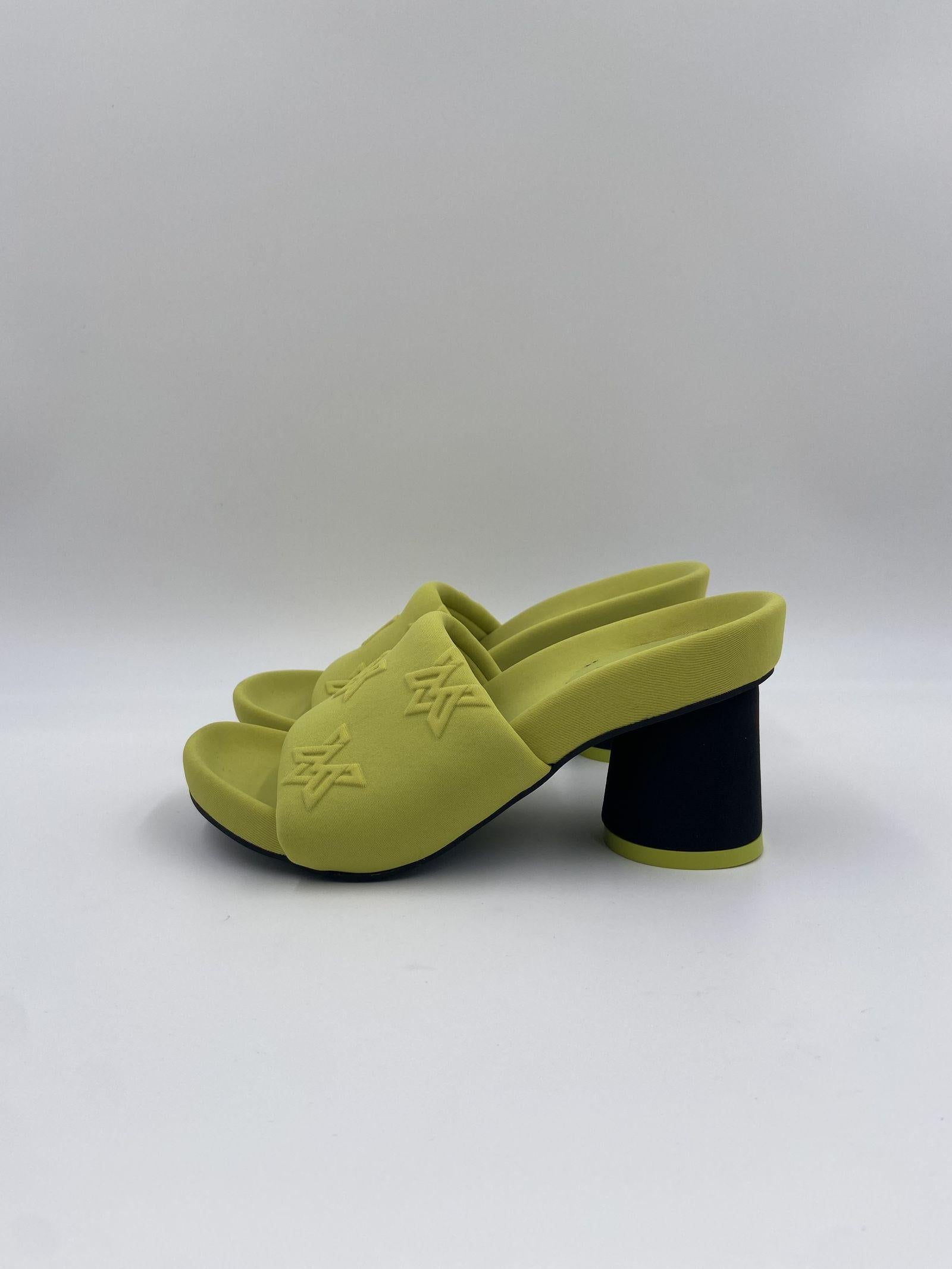 Sandalo in lycra con logo 1E1750D _E22E220200 VIC MATIE'
