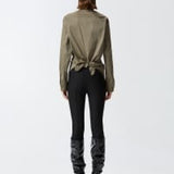 Camicia in popeline stretch 103708-A26U X51 PINKO
